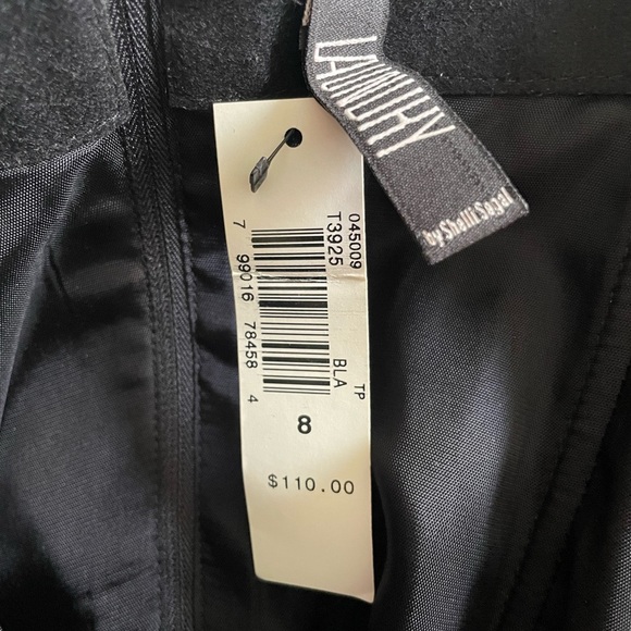 Laundry By Shelli Segal Black Strapless Top sz 8 - Picture 8 of 10